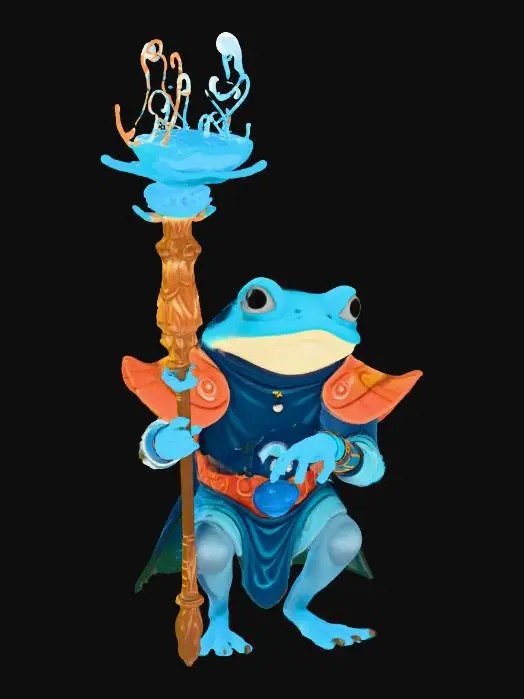 3D model for Water Mage Frog's Sanctuary