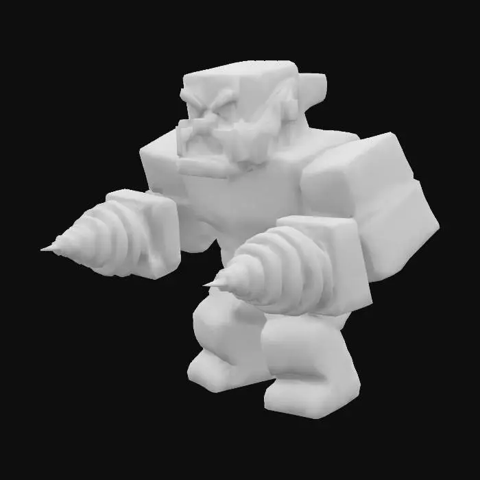 3D model for DrillBot Defender