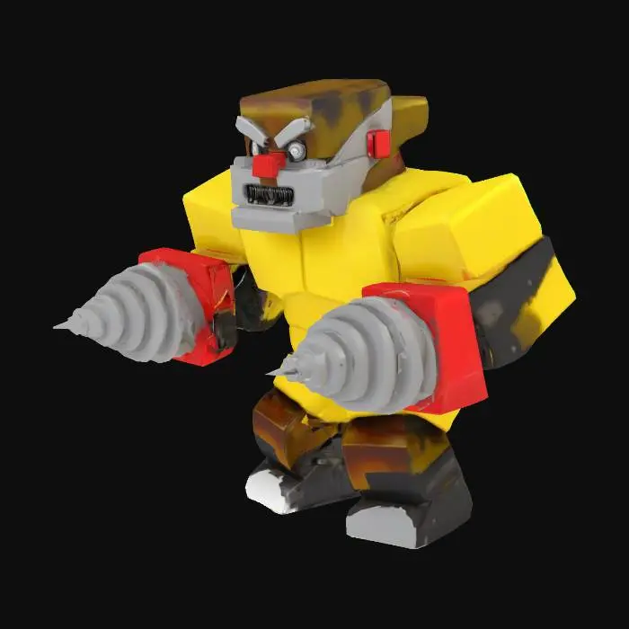 3D model for DrillBot Defender