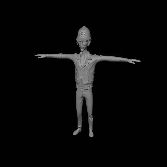 3D model for Patchwork Sheriff in the Woods