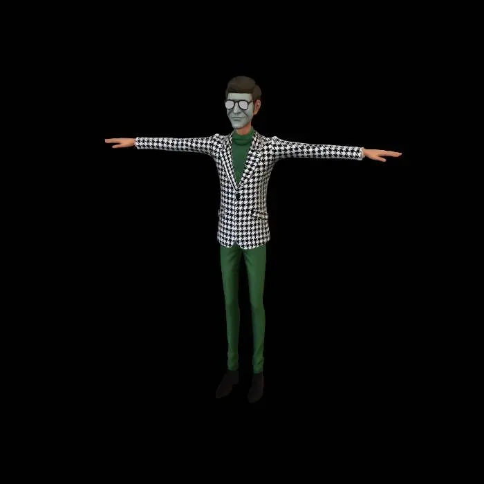 3D model for Midnight Coffee on the Corner