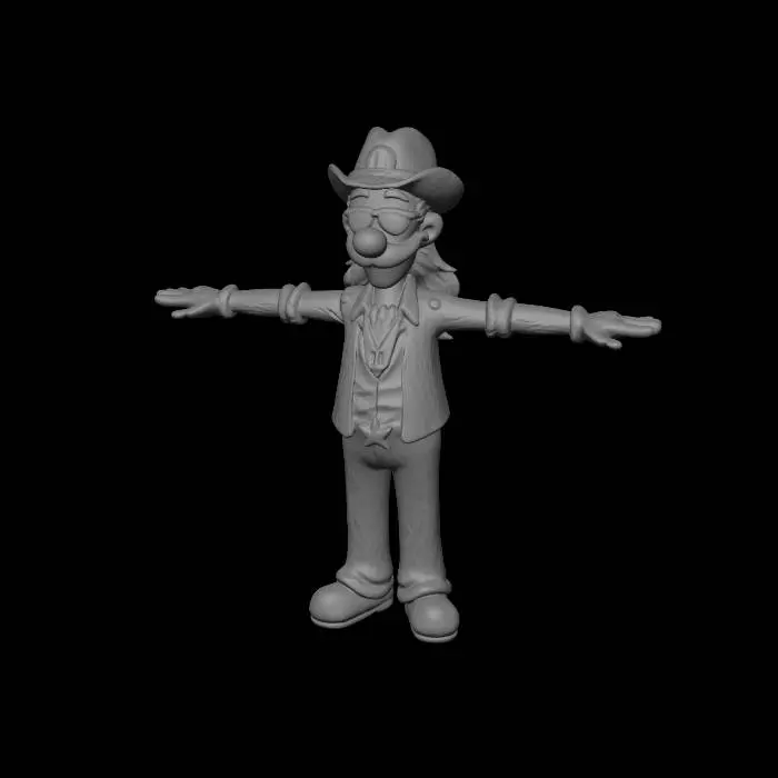 3D model for Green Hat Gun Slinger