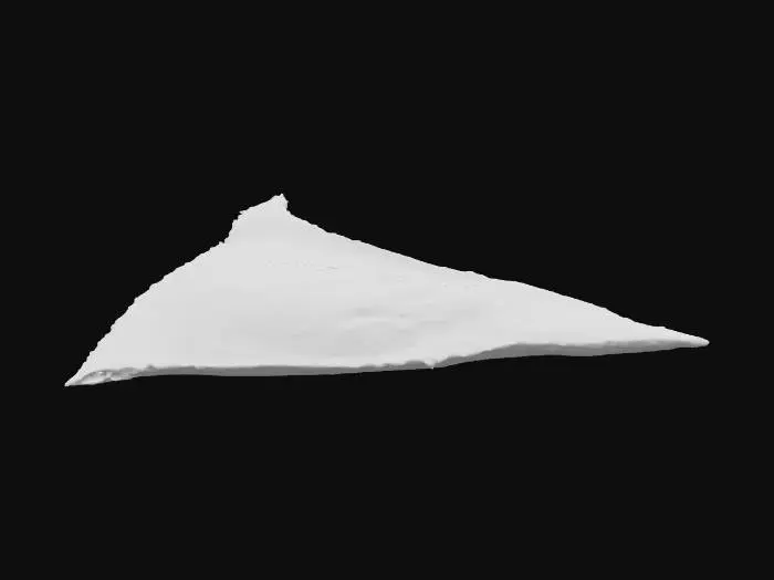 3D model for Black Fabric Triangle