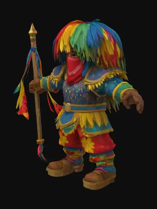 3D model for Mystic Festival Guardian of Pernambuco [ Brasil ]