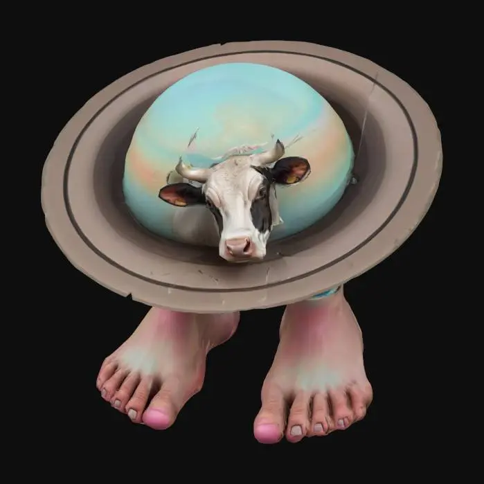 3D model for La Vaca Saturno Saturnita
