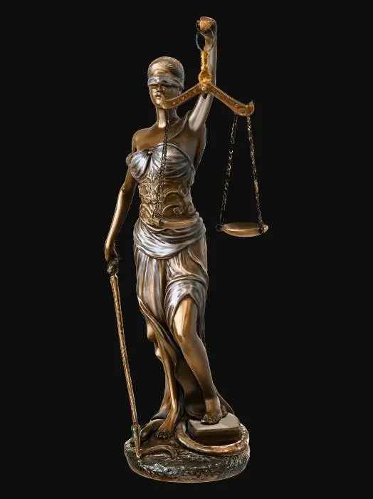 3D model for Lady Justice Statue