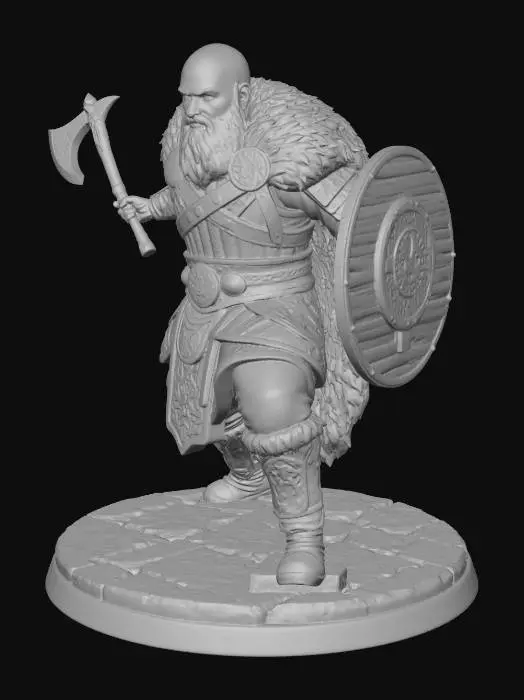 3D model for Frostbound Berserker