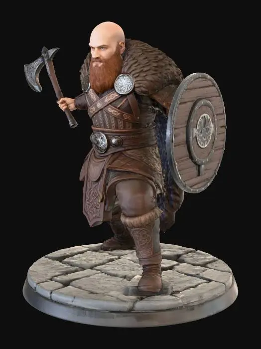 3D model for Frostbound Berserker