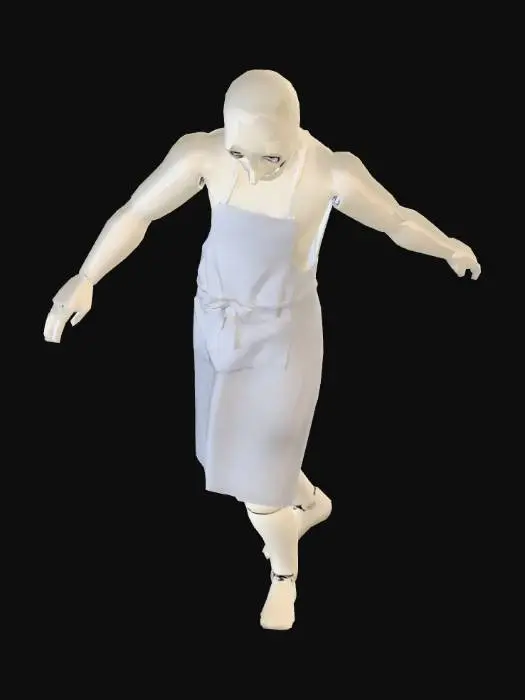 3D model for Apron-Wearing Automaton