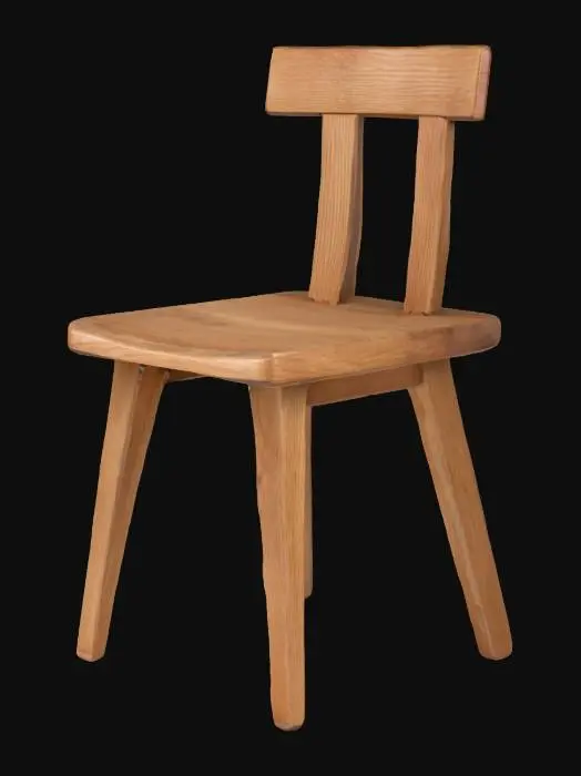 3D model for Rustic Charm chair