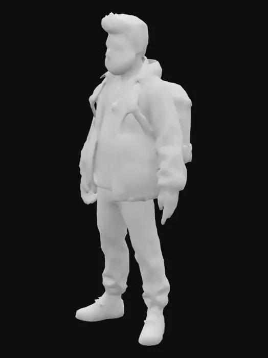 3D model for quero um modelo 3d do streamer alanzoka o streamer da twitch famoso, com texturas dele, e tem que ser bem parecido com ele 