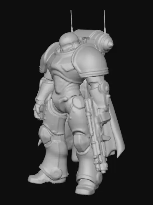 3D model for warhammer ultra marine
