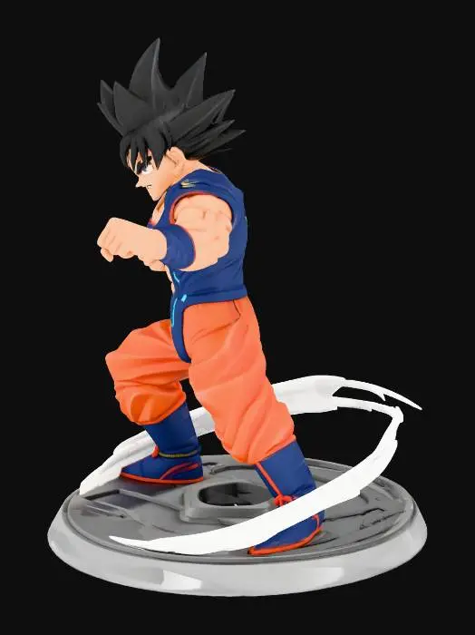 3D model for with base plate, smooth ,high resolution, fight pose