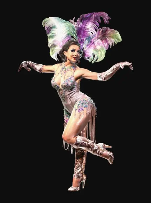 3D model for Feathered Showgirl