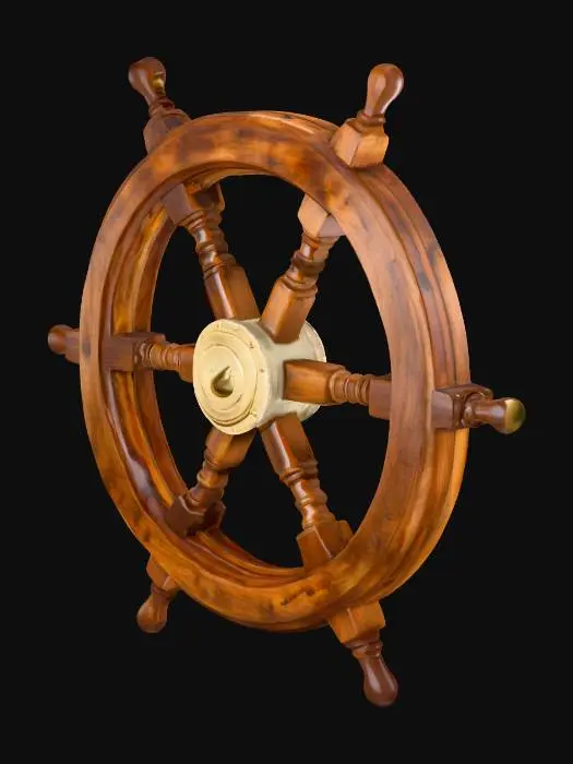 3D model for Ship's Wheel