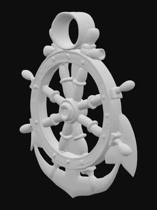 3D model for Anchor Helm Emblem