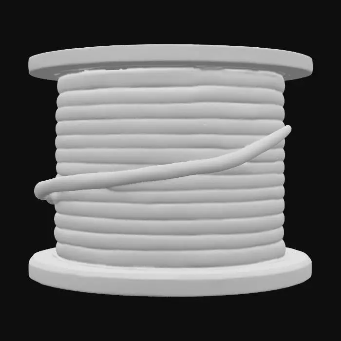 3D model for Spool of Orange Wire