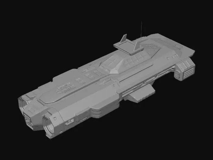3D model for creat a big space ship that can carry lots of cargo