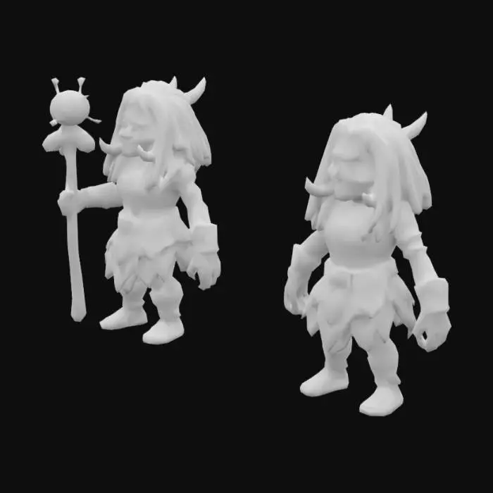 3D model for Voodoo Shaman