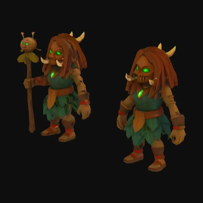 3D model for Voodoo Shaman