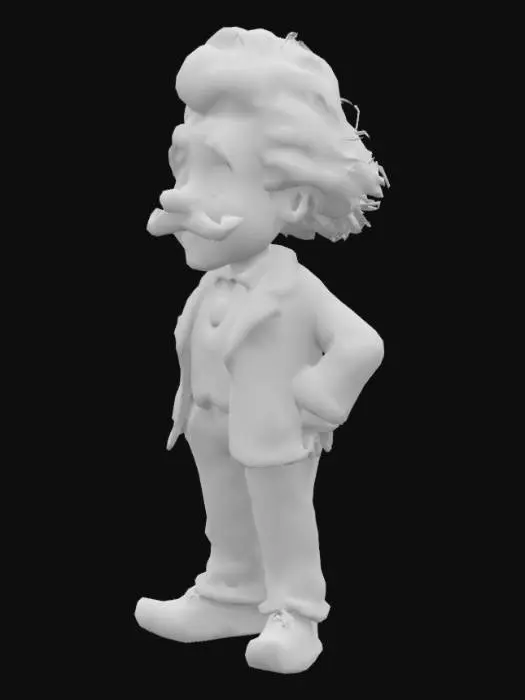 3D model for A-friendly-stylized-3D-character-resembling-Albert-Einstein-with-wild-white-hair-thick-eyebrows-kind-eyes-a-large-mustache-wearing-a-professors-coat-with-vest-and-tie-Realisticcartoon-hybrid-style-Slightly-exaggerated-facial-features-warm-expression-Hands-slightly-open-gentle-posture-Optimized-for-Unreal-Engine-5Rendering-OptionsStyle-RealisticCartoon-MixCamera-Angle-Front-view-or-TPose-for-riggingLighting-Neutral-or-soft-ambientOutput-Format-GLB-or-FBX-preferred-for-UE5-v2-0196c9a4-b5fd-704c-b4f0-9ae2725b5cdd