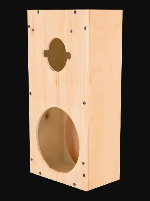 3D model for Wooden Speaker Box Template