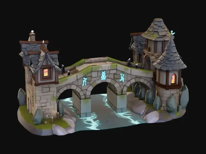 3D model for Enchanted Bridge of Mysteries