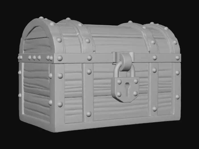 3D model for Stylized Treasure Chest