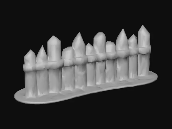 3D model for Fortified Palisade