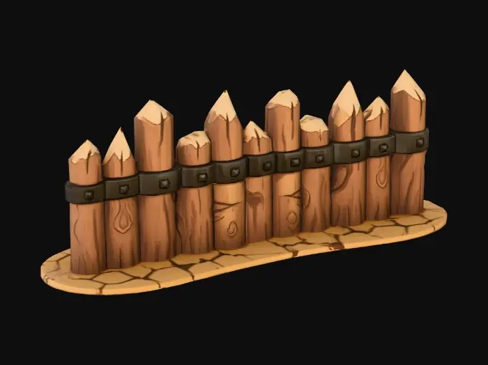 3D model for Fortified Palisade