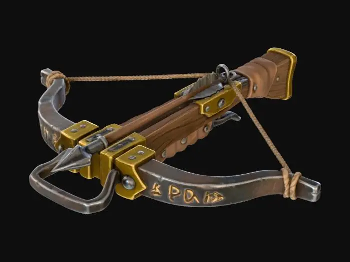 3D model for Stylized Crossbow