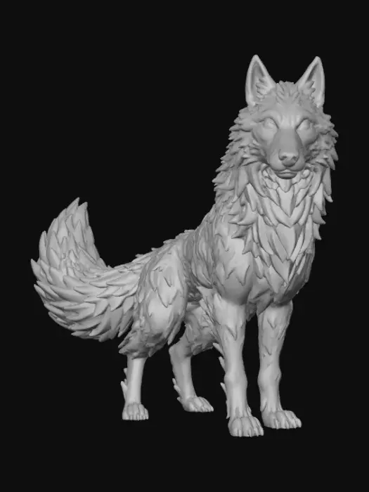 3D model for Lunar Frost Wolf