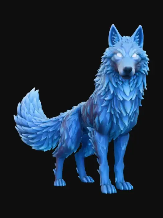 3D model for Lunar Frost Wolf