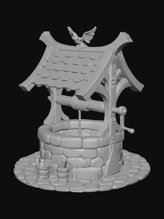 3D model for Wishing Well