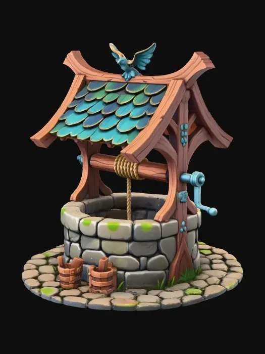 3D model for Wishing Well