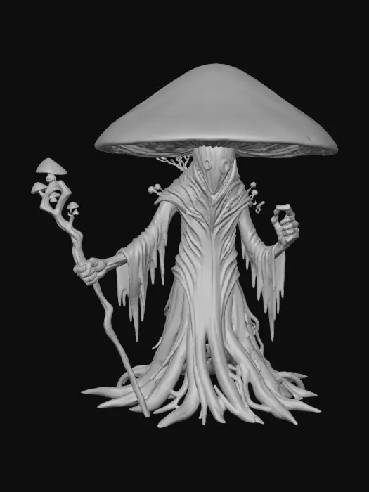 3D model for Mushroom Mage