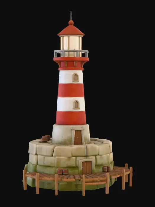 3D model for Stylized Lighthouse