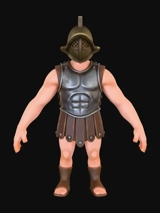 3D model for Gladiator Warrior