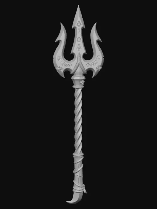3D model for Mystic Trident