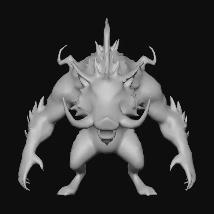 3D model for Beast of Thorns