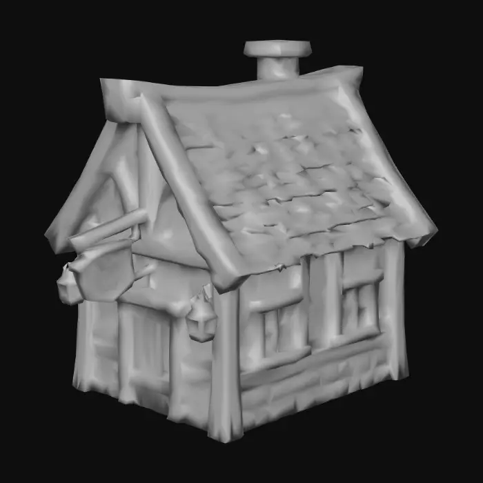 3D model for Dragon's Haven Tavern