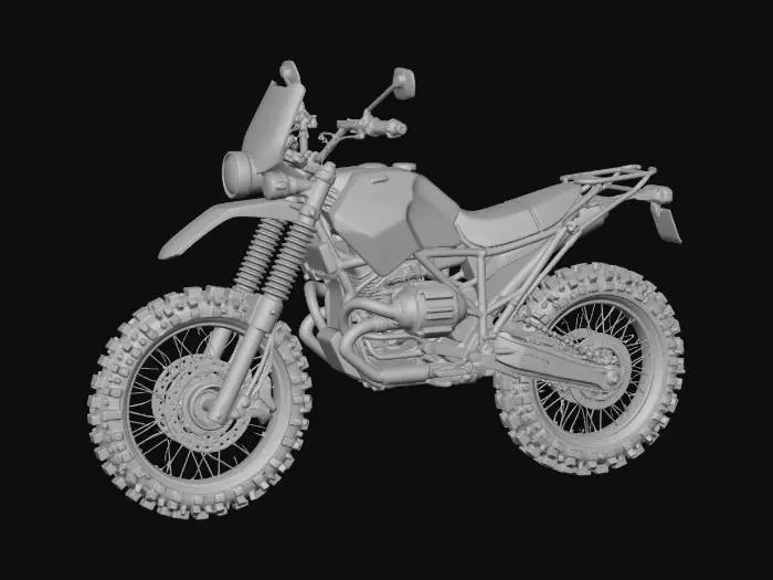 3D model for BMW Adventure Bike on Display