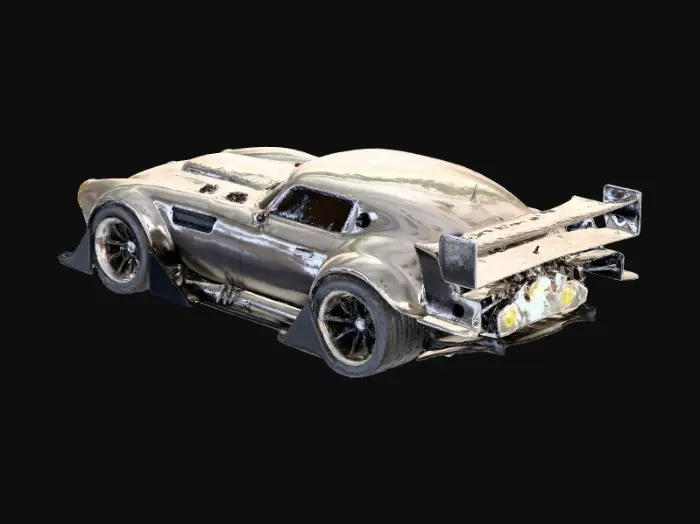 3D model for doge barracuda car cyberpunk style