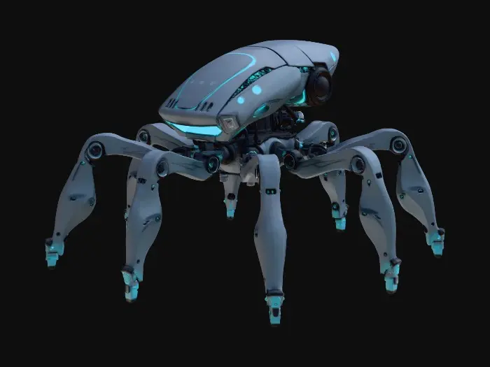 3D model for hexapod ultra-realistic robot