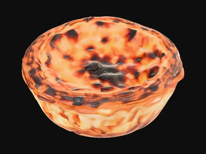 3D model for Pastel de Nata