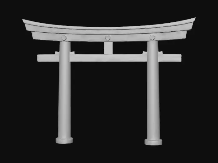 3D model for Torii Gate