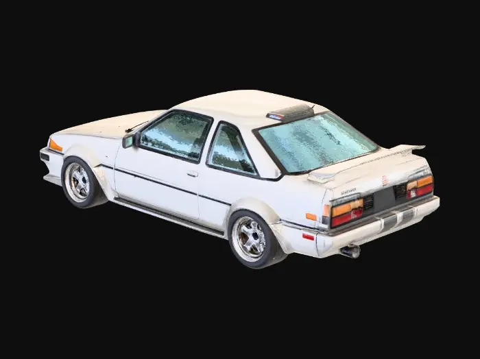 3D model for Blue Classic Coupe