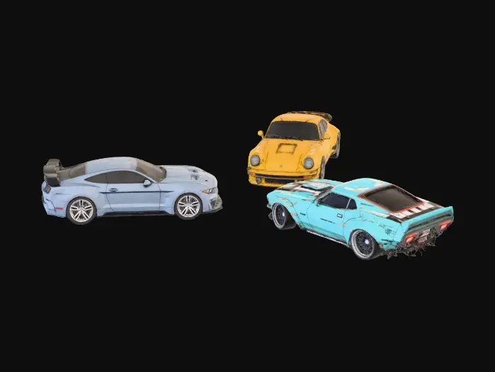 3D model for Cars - mixed