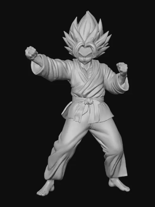 3D model for Supercharged Fighter