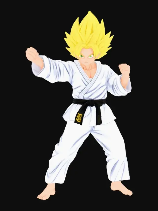 3D model for Supercharged Fighter